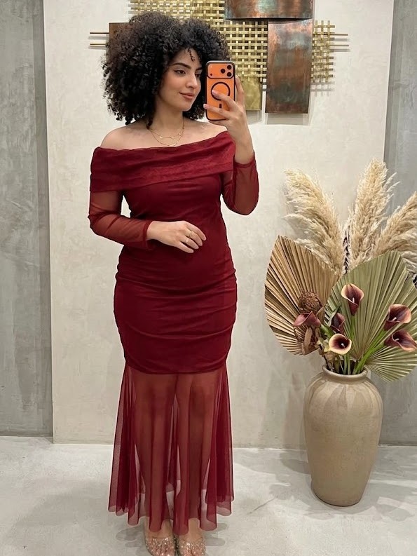 Lycra Tulle Lined Dress